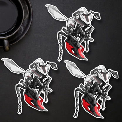 Yamaha YZF-R1 2015-17 Inspired Stickers - Set of 3 Motorcycle Decals for Riders