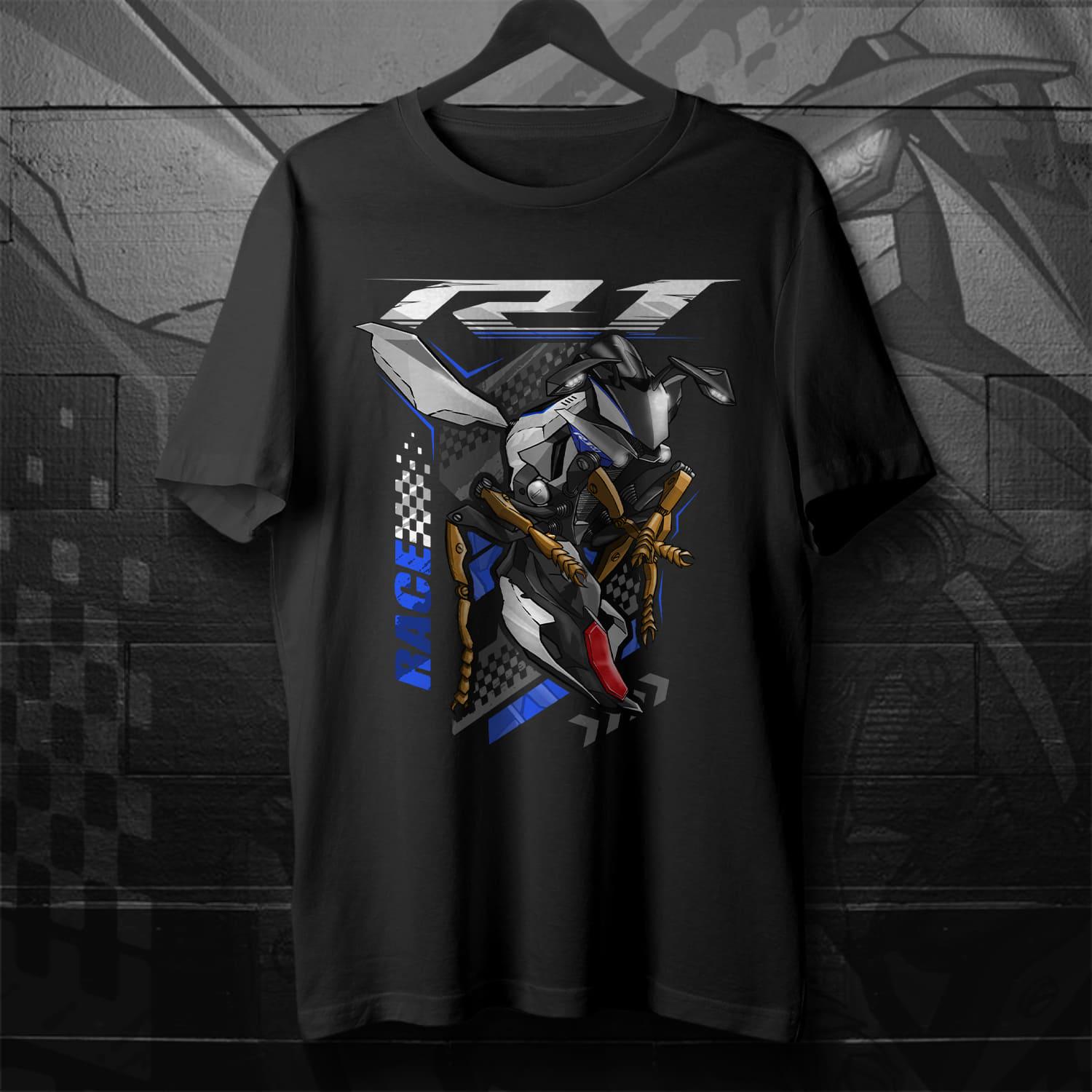 Yamaha YZF-R1 2017-19 Inspired T-Shirt - Motorcycle Tee Shirt for Riders