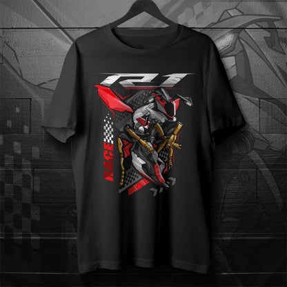Yamaha YZF-R1 2017-19 Inspired T-Shirt - Motorcycle Tee Shirt for Riders