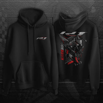 Yamaha YZF-R1 2017-19 Inspired Hoodie - Motorcycle Sweatshirt for Riders