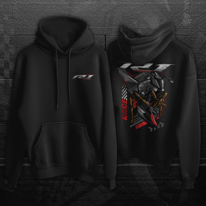 Yamaha YZF-R1 2017-19 Inspired Hoodie - Motorcycle Sweatshirt for Riders