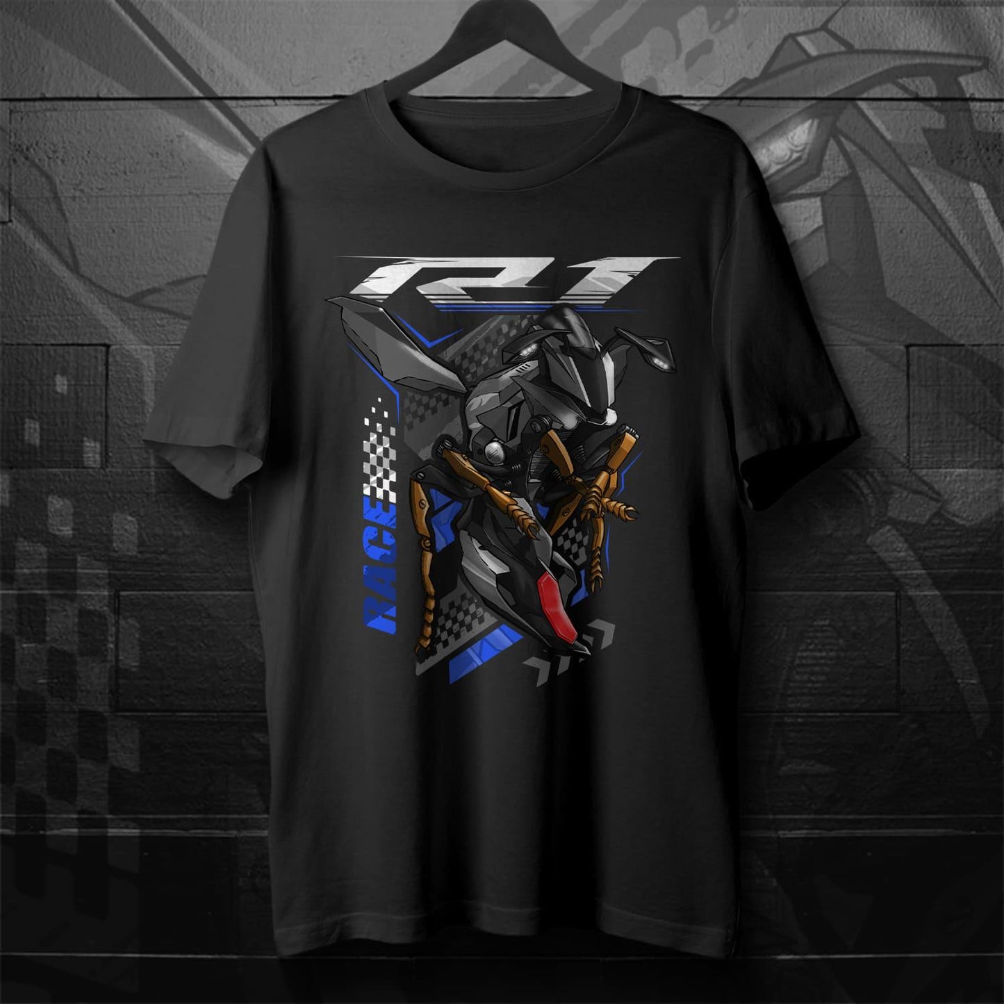 Yamaha YZF-R1 2017-19 Inspired T-Shirt - Motorcycle Tee Shirt for Riders