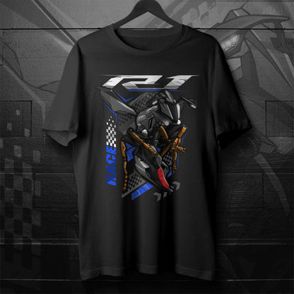 Yamaha YZF-R1 2017-19 Inspired T-Shirt - Motorcycle Tee Shirt for Riders