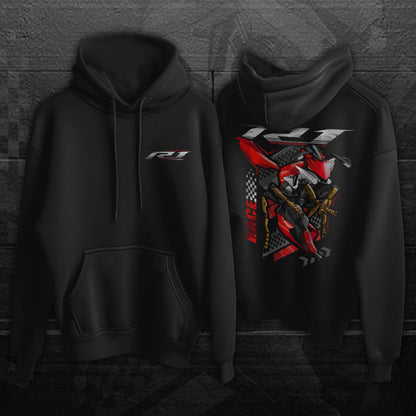 Yamaha YZF-R1 2015-17 Inspired Hoodie - Motorcycle Sweatshirt for Riders