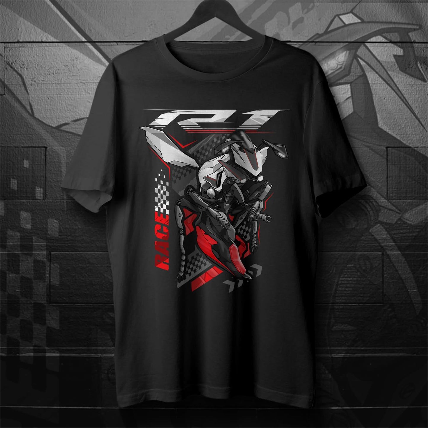 Yamaha YZF-R1 2015-17 Inspired T-Shirt - Motorcycle Tee Shirt for Riders