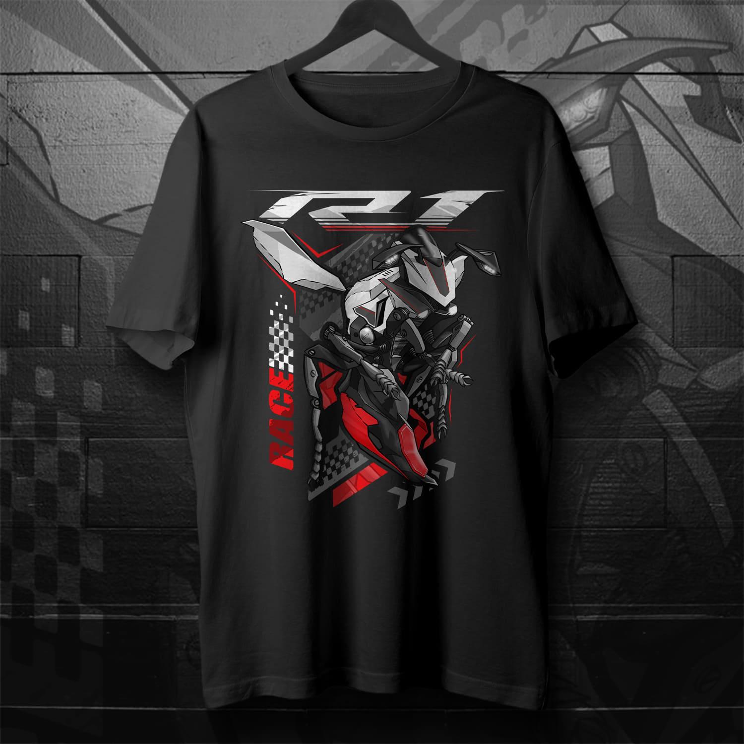 Yamaha YZF-R1 2015-17 Inspired T-Shirt - Motorcycle Tee Shirt for Riders