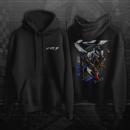 Yamaha YZF-R1 2015-17 Inspired Hoodie - Motorcycle Sweatshirt for Riders