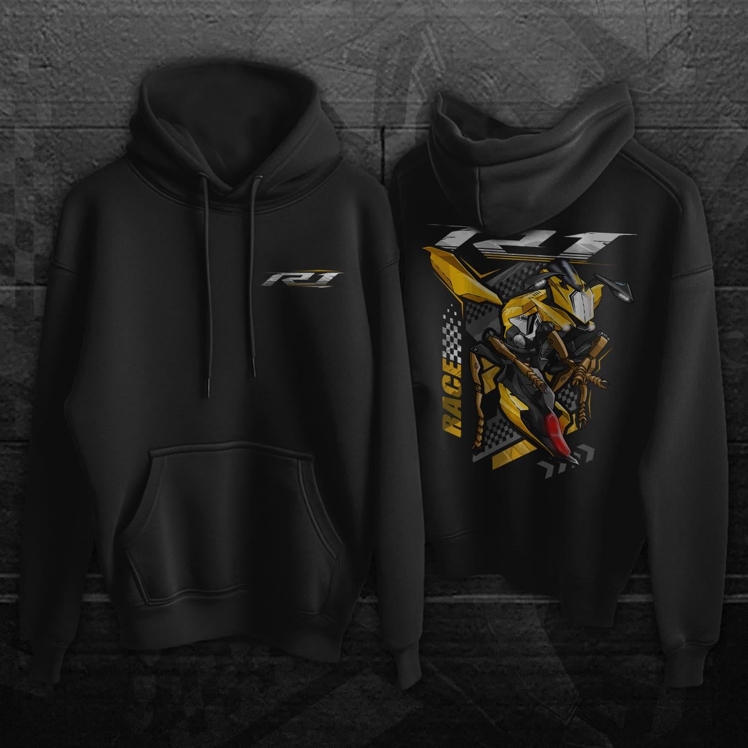 Yamaha YZF-R1 2015-17 Inspired Hoodie - Motorcycle Sweatshirt for Riders