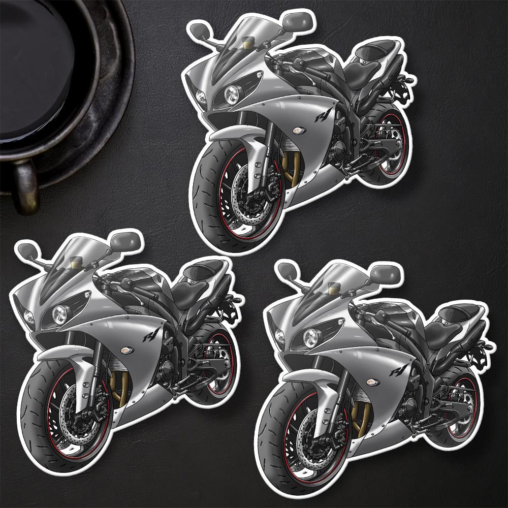 Yamaha YZF-R1 2013-14 Inspired Stickers - Set of 3 Motorcycle Decals for Riders