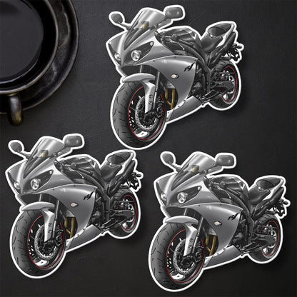 Yamaha YZF-R1 2013-14 Inspired Stickers - Set of 3 Motorcycle Decals for Riders