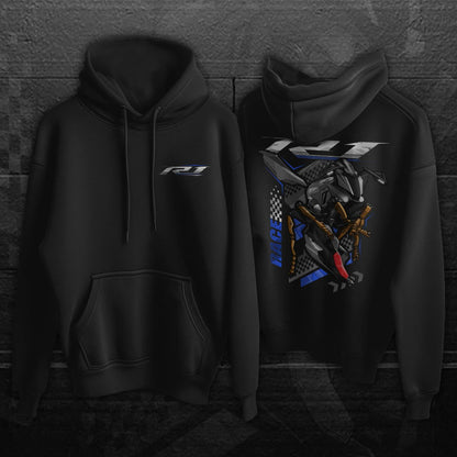 Yamaha YZF-R1 2017-19 Inspired Hoodie - Motorcycle Sweatshirt for Riders