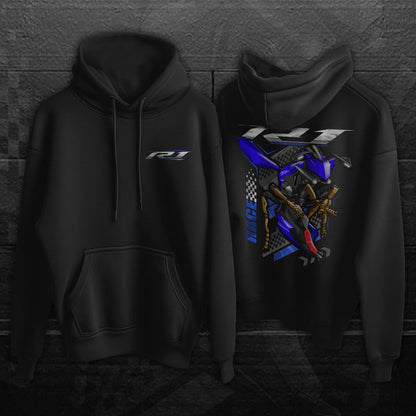 Yamaha YZF-R1 2017-19 Inspired Hoodie - Motorcycle Sweatshirt for Riders