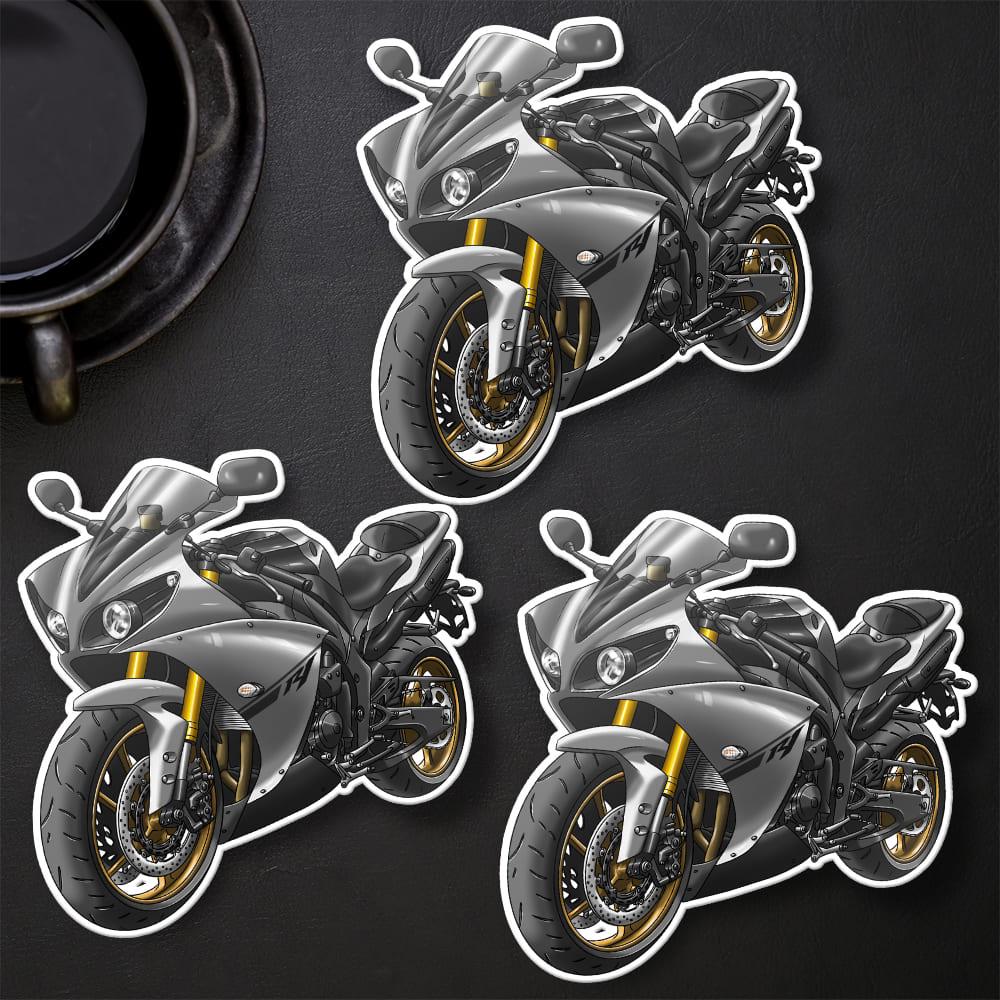 Yamaha YZF-R1 2013-14 Inspired Stickers - Set of 3 Motorcycle Decals for Riders