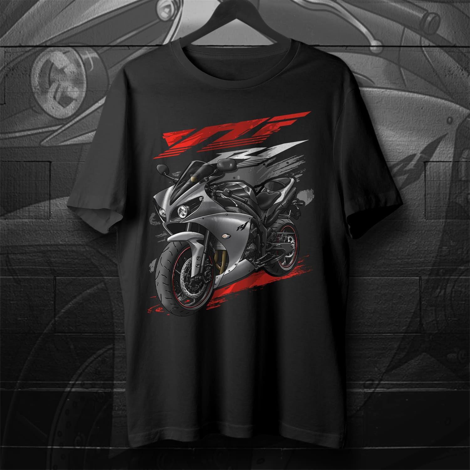 Yamaha YZF-R1 2013-14 Inspired T-Shirt - Motorcycle Tee Shirt for Riders
