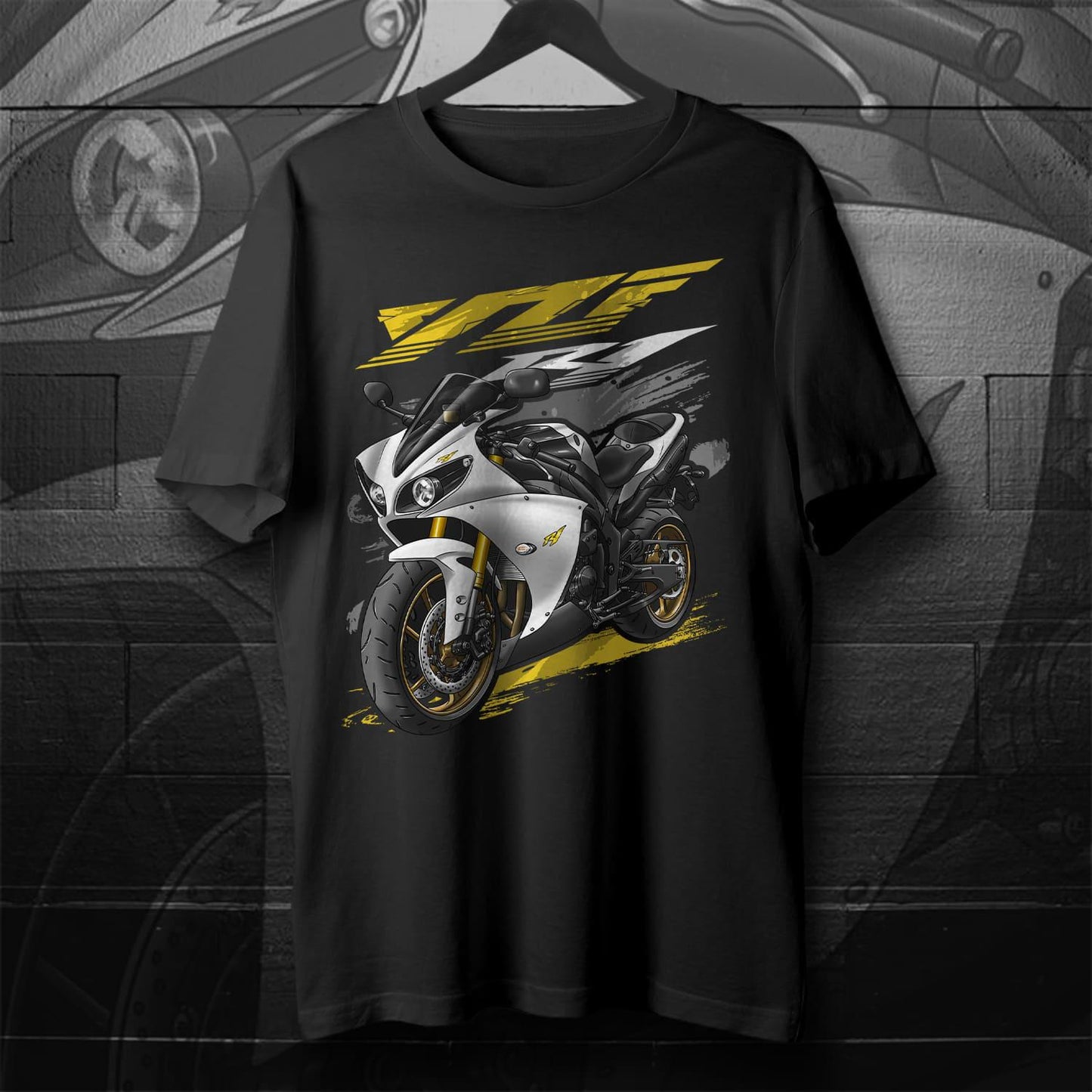 Yamaha YZF-R1 2012 Inspired T-Shirt - Motorcycle Tee Shirt for Riders