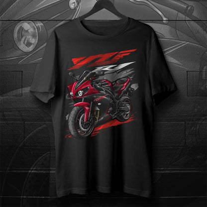 Yamaha YZF-R1 2013-14 Inspired T-Shirt - Motorcycle Tee Shirt for Riders