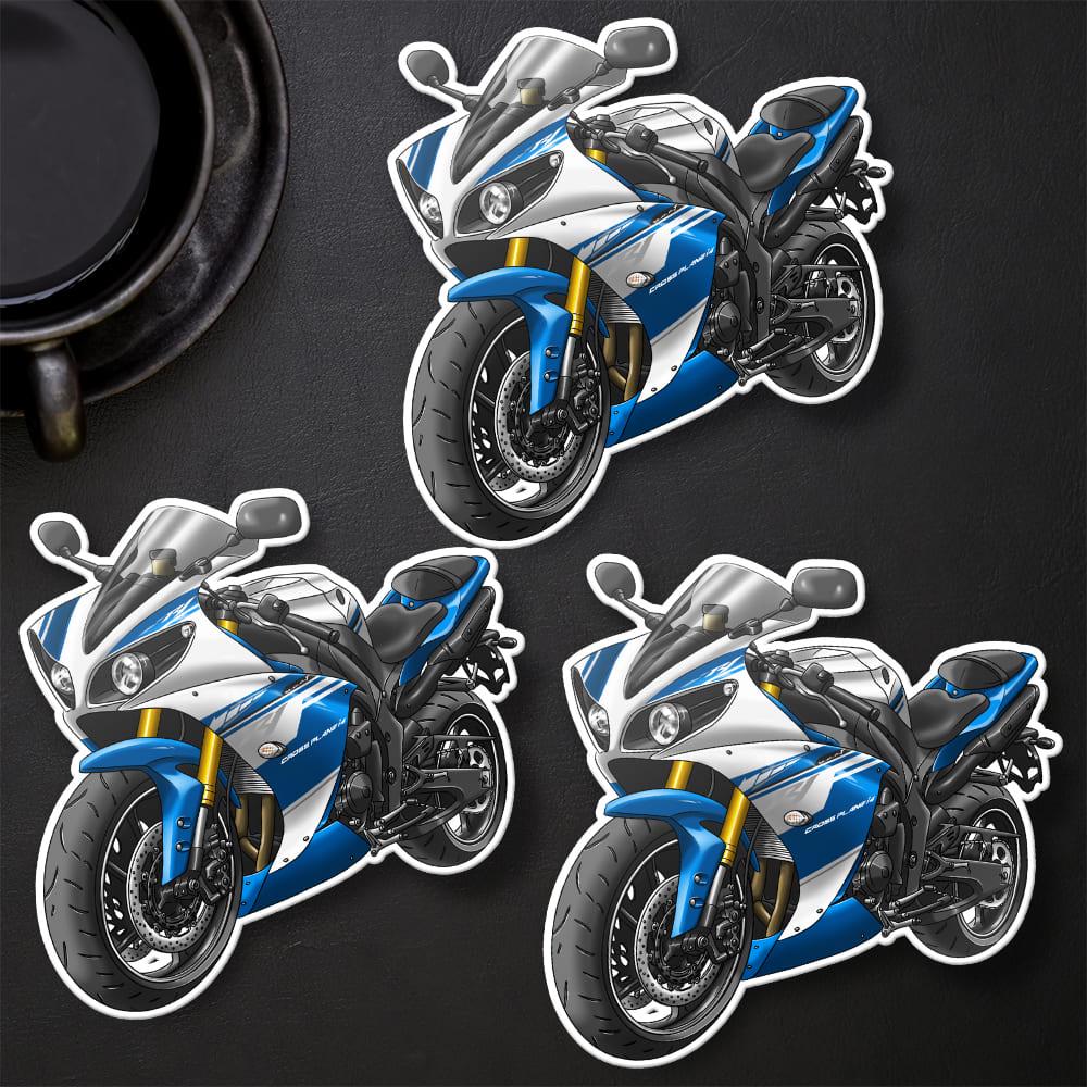 Yamaha YZF-R1 2013-14 Inspired Stickers - Set of 3 Motorcycle Decals for Riders