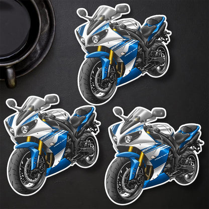 Yamaha YZF-R1 2013-14 Inspired Stickers - Set of 3 Motorcycle Decals for Riders