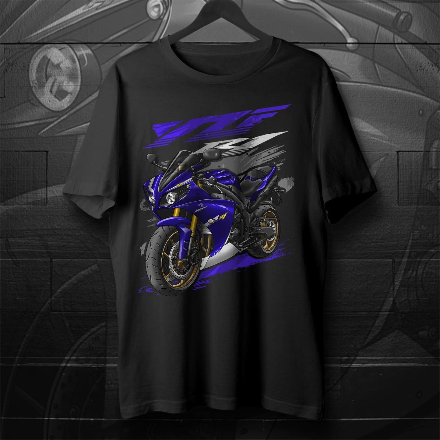 Yamaha YZF-R1 2012 Inspired T-Shirt - Motorcycle Tee Shirt for Riders