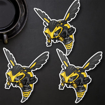 Yamaha YZF R1 Inspired Stickers - Set of 3 Motorcycle Decals for Riders