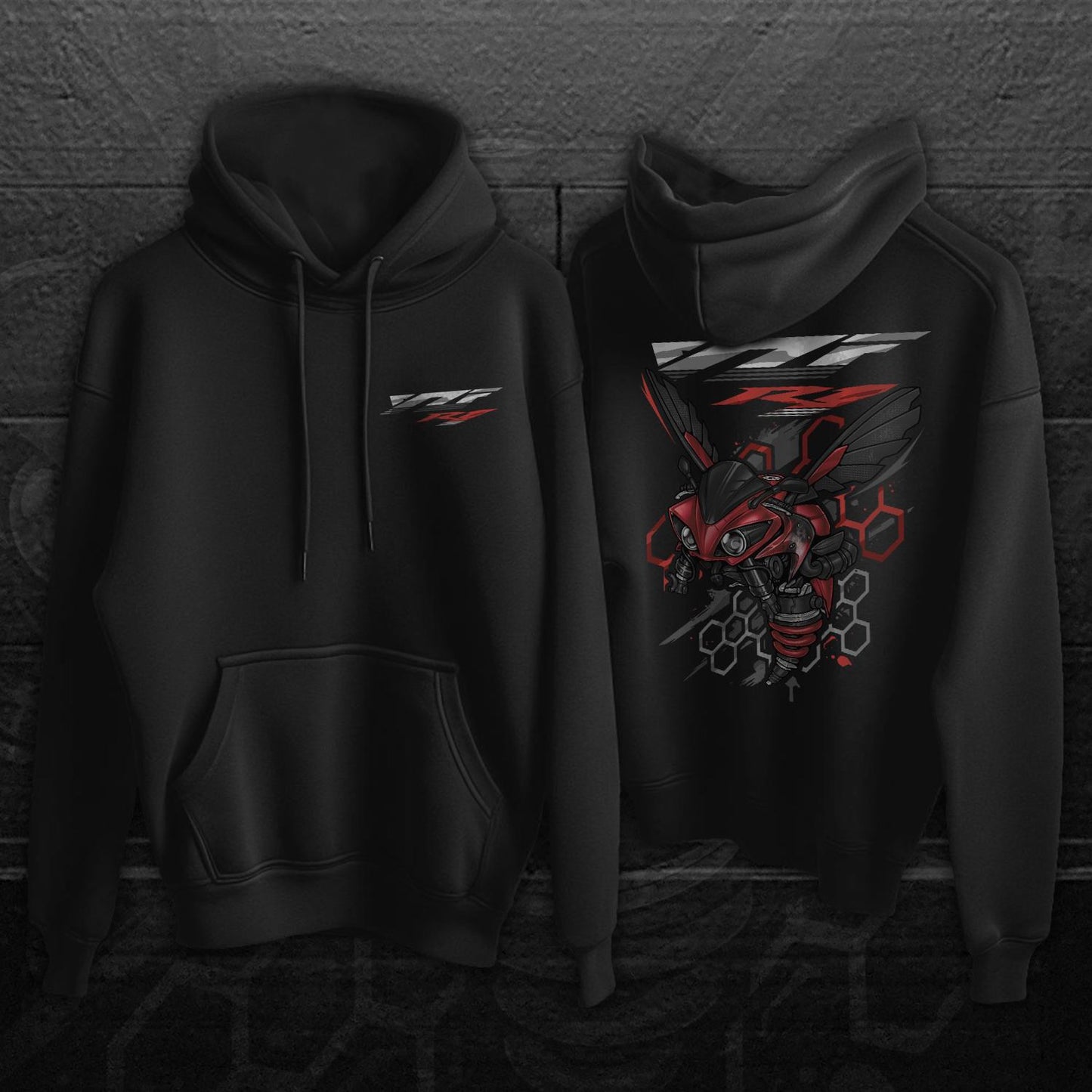 Yamaha YZF R1 Inspired Hoodie - Motorcycle Sweatshirt for Riders
