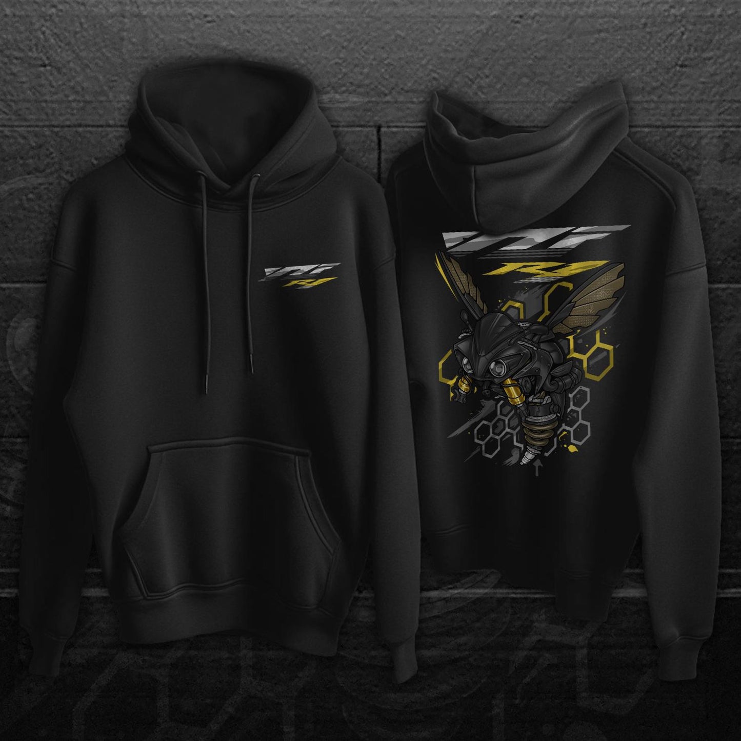Yamaha YZF R1 Inspired Hoodie - Motorcycle Sweatshirt for Riders