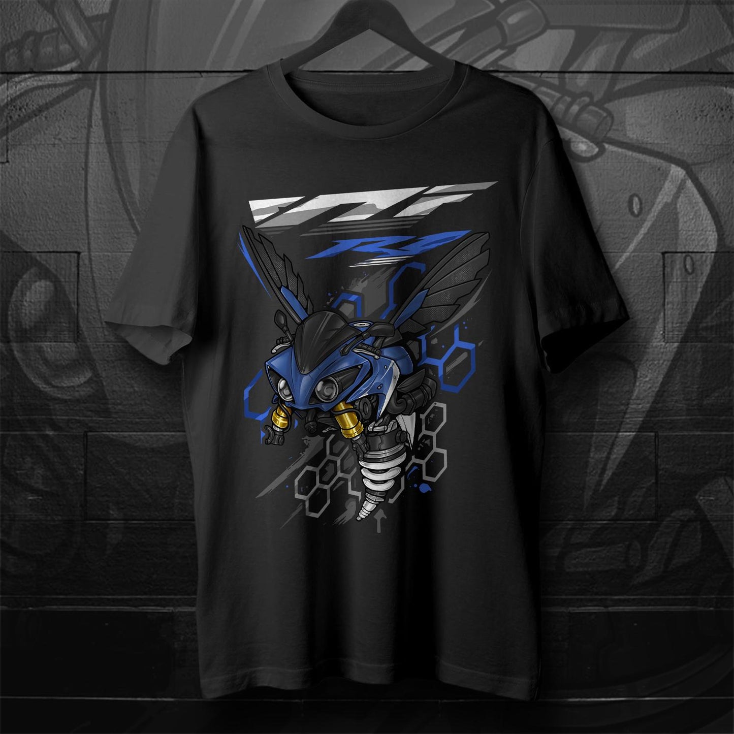 Yamaha YZF R1 Inspired T-Shirt - Motorcycle Tee Shirt for Riders