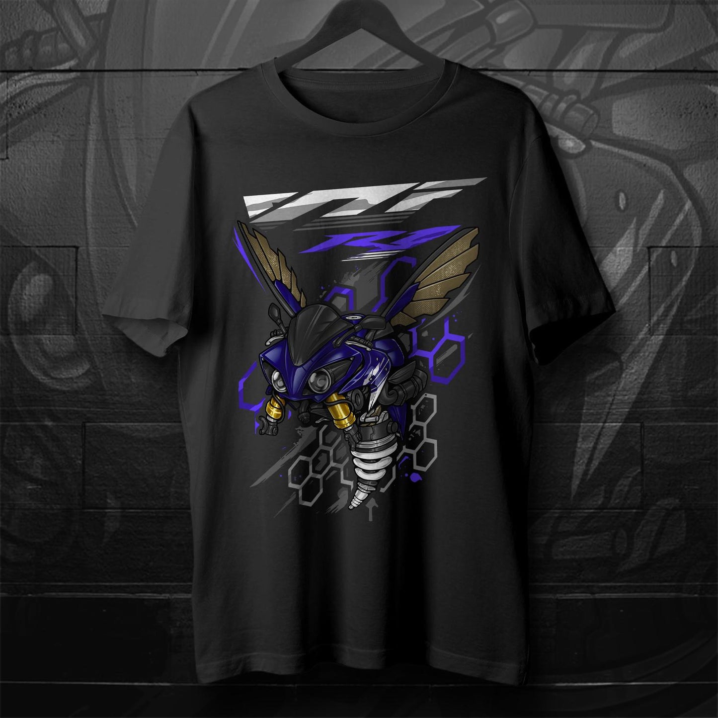 Yamaha YZF R1 Inspired T-Shirt - Motorcycle Tee Shirt for Riders