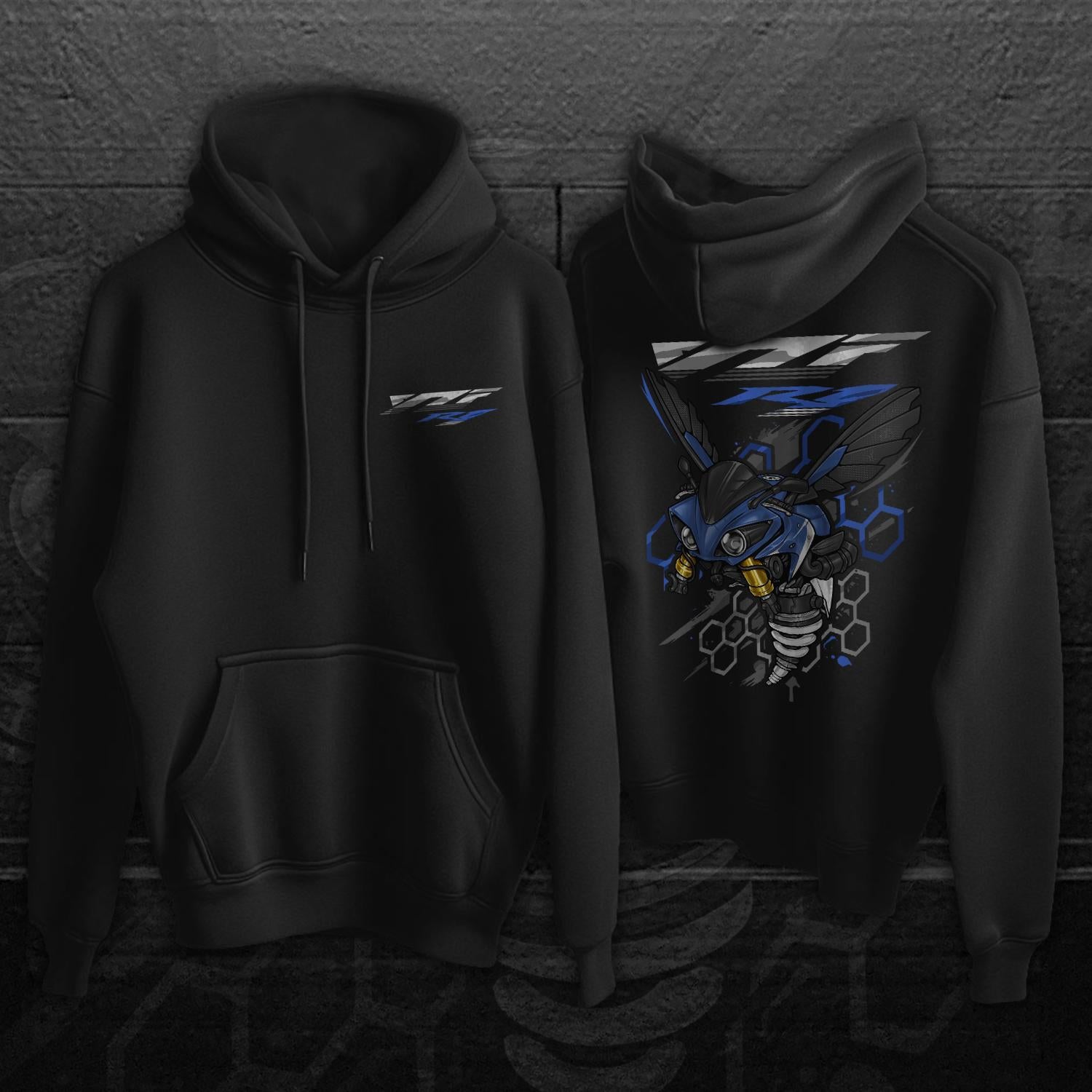 Yamaha YZF R1 Inspired Hoodie - Motorcycle Sweatshirt for Riders