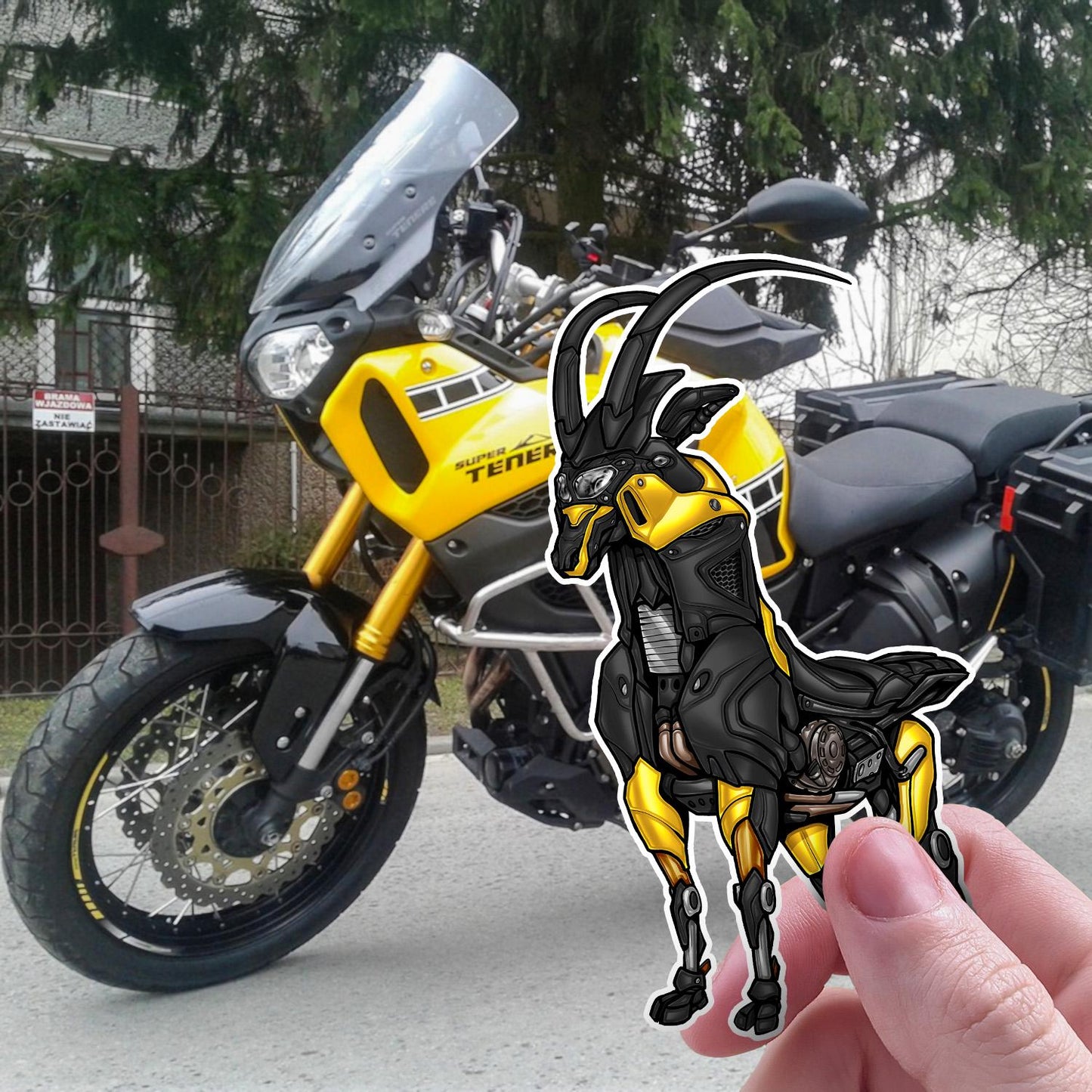 Yamaha XT1200Z Super Tenere 2010-15 Inspired Stickers - Set of 3 ADV Motorcycle Decals