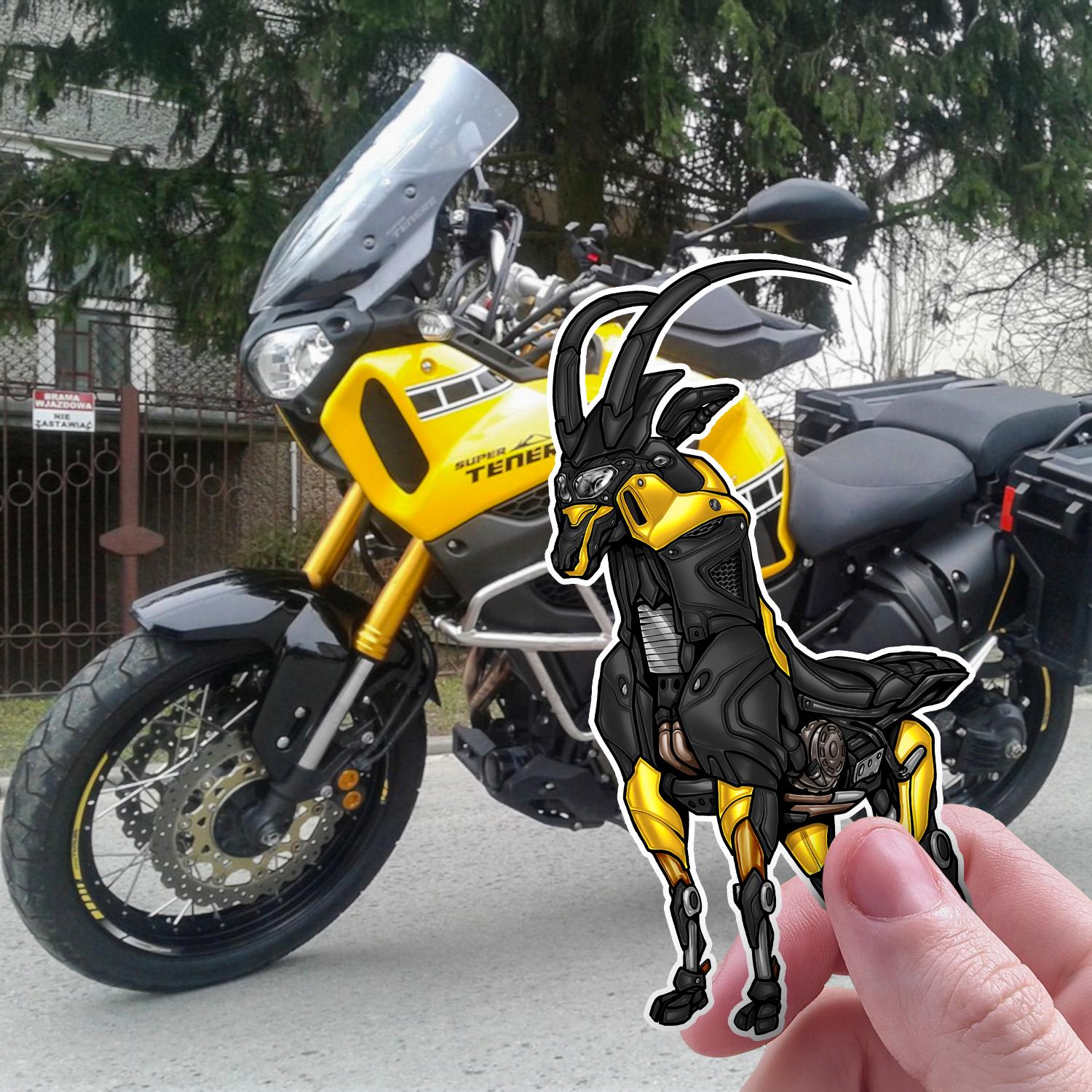 Yamaha XT1200Z Super Tenere 2010-15 Inspired Stickers - Set of 3 ADV Motorcycle Decals