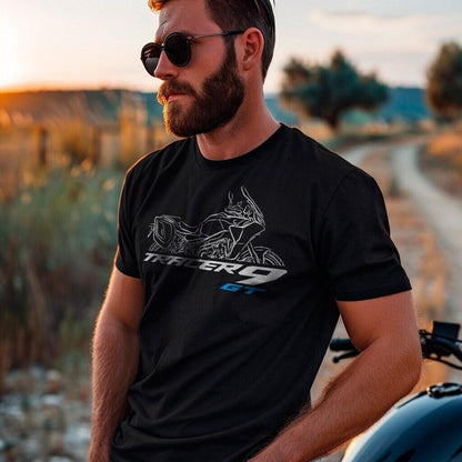 Yamaha Tracer 9 T-Shirt - Motorcycle Tee Shirt for ADV Riders