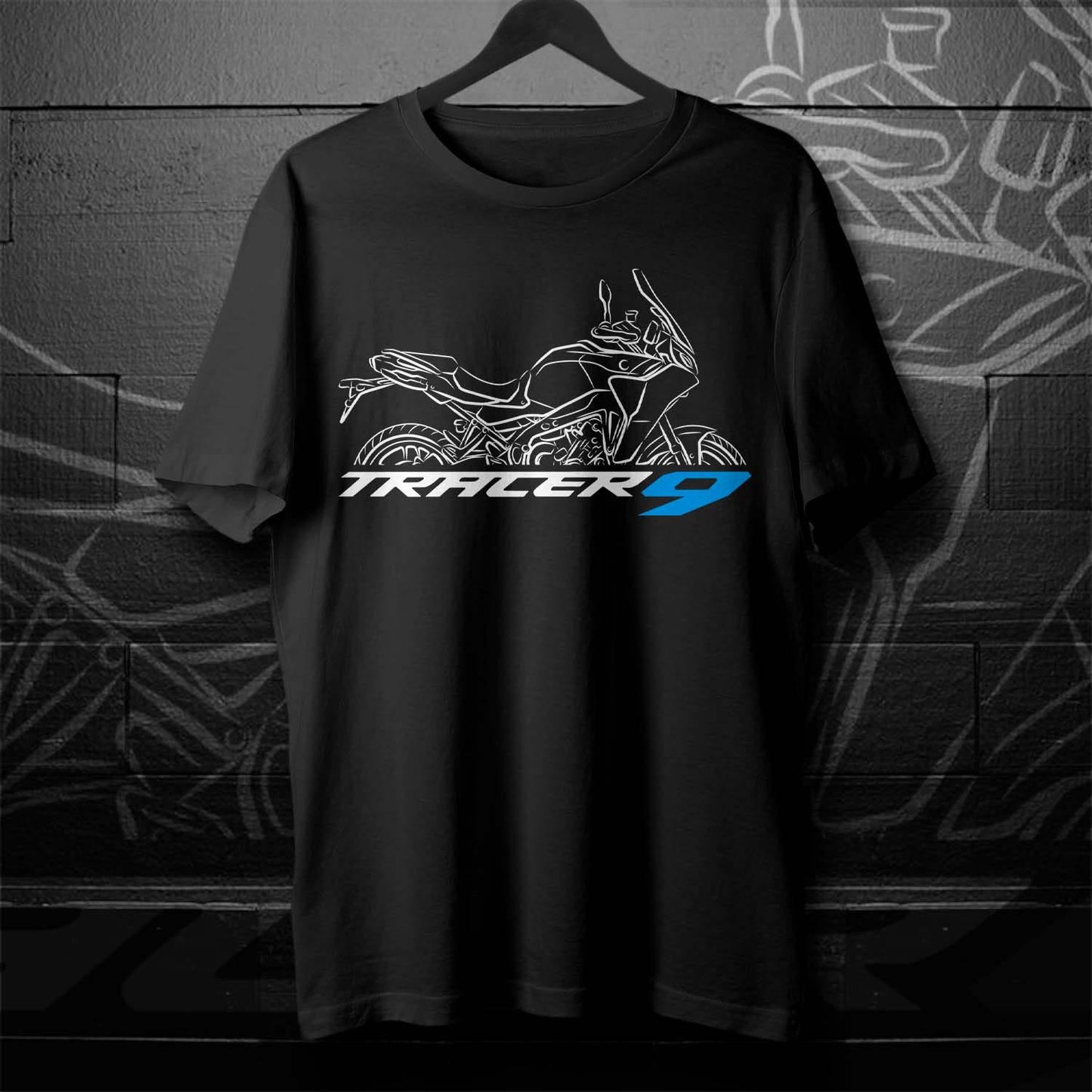 Yamaha Tracer 9 T-Shirt - Motorcycle Tee Shirt for ADV Riders