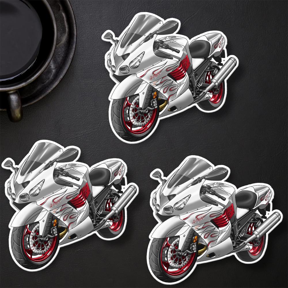 Kawasaki ZX-14 2006-07 Stickers - Set of 3 Motorcycle Decals for Riders