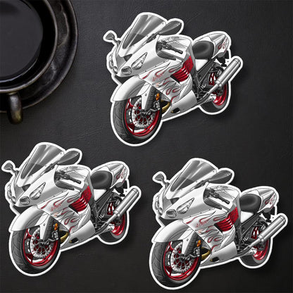Kawasaki ZX-14 2006-07 Stickers - Set of 3 Motorcycle Decals for Riders