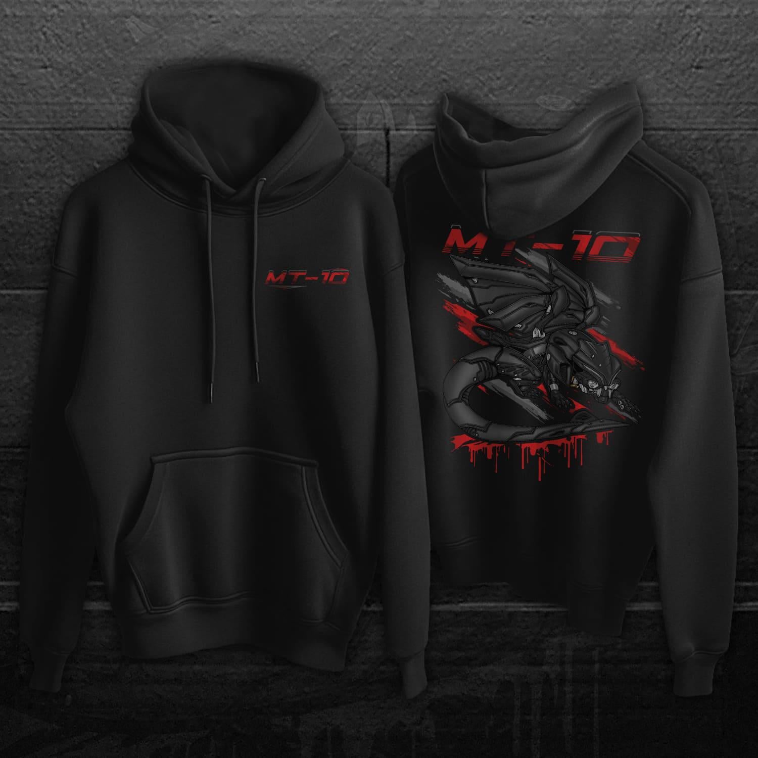 Yamaha MT-10 Inspired Hoodies - Motorcycle Sweatshirt