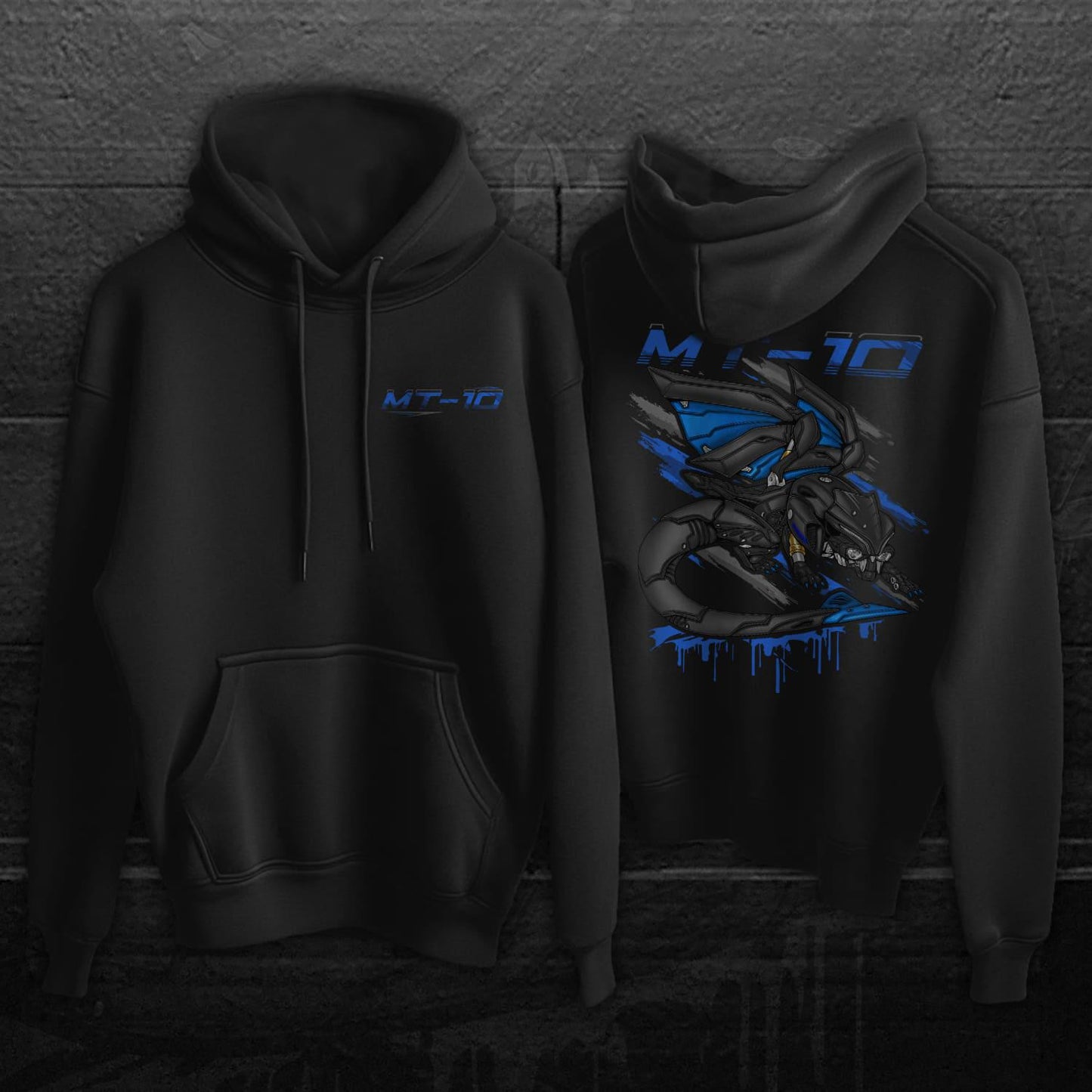 Yamaha MT-10 Inspired Hoodies - Motorcycle Sweatshirt