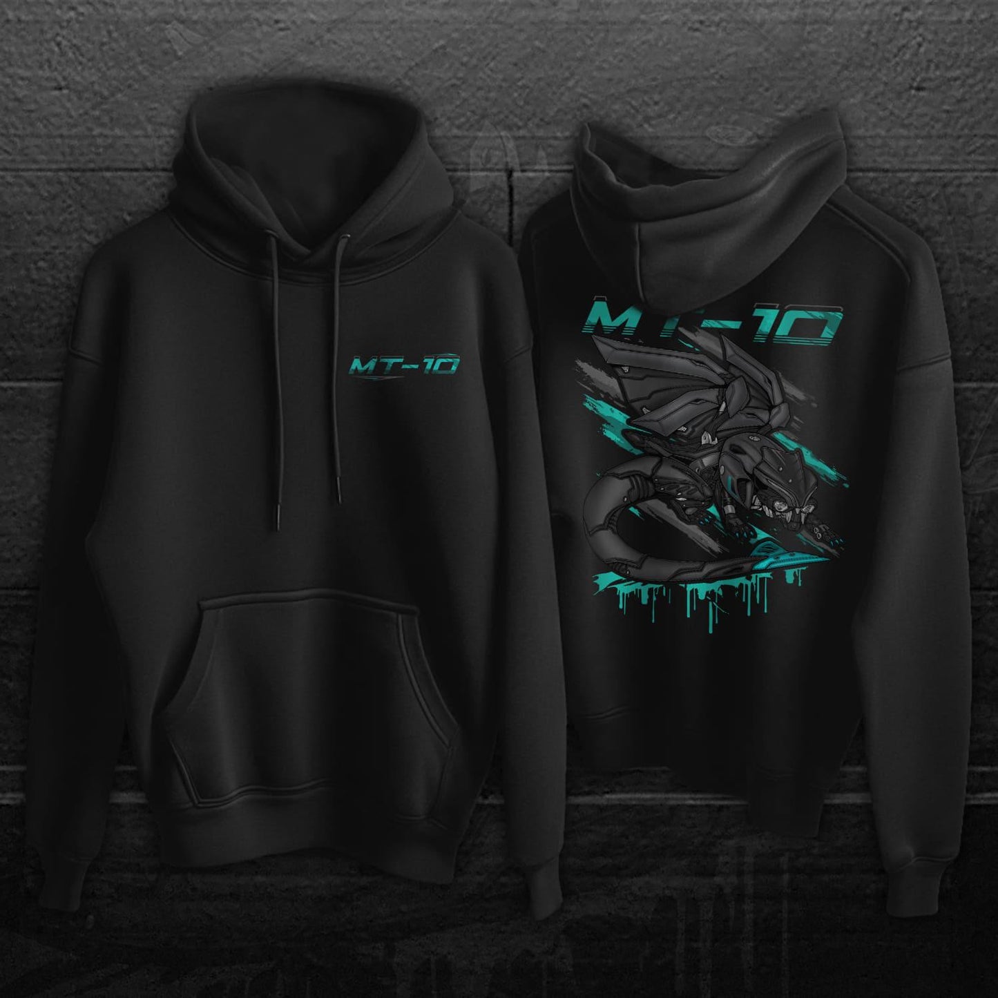 Yamaha MT-10 Inspired Hoodies - Motorcycle Sweatshirt