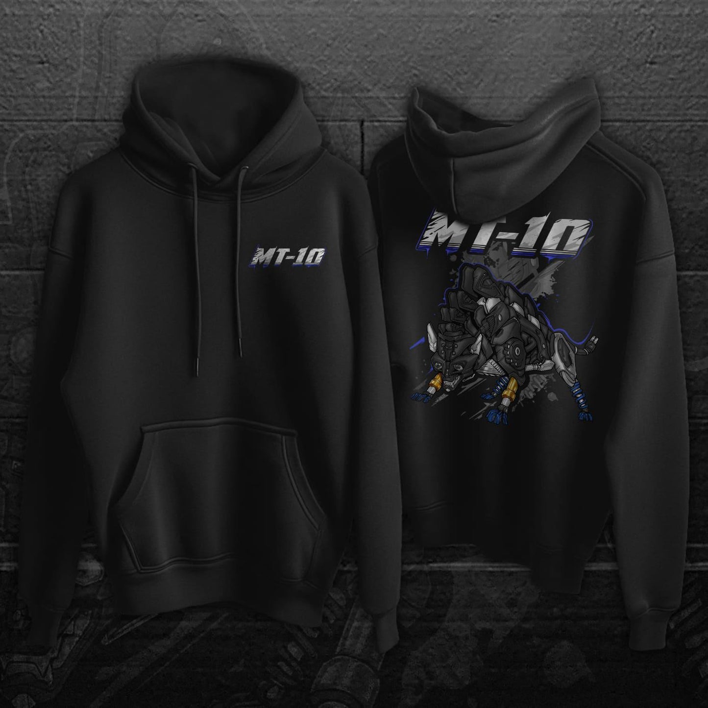 Yamaha MT-10 Inspired Hoodies - Motorcycle Sweatshirt