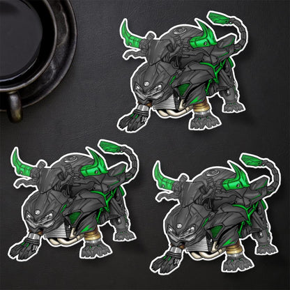Kawasaki ZH2 & SE 2023-25 Stickers - Set of 3 Motorcycle Decals for Riders