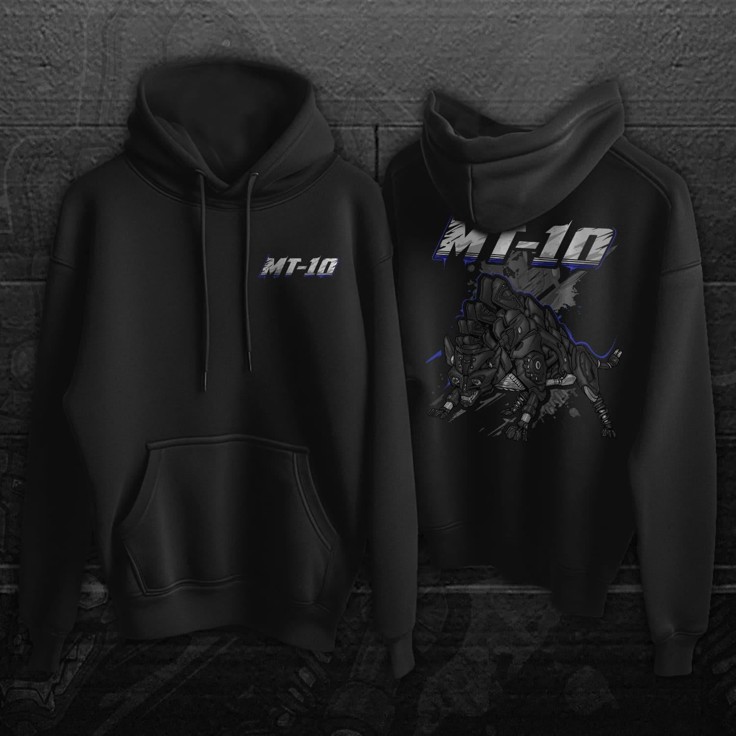Yamaha MT-10 Inspired Hoodies - Motorcycle Sweatshirt