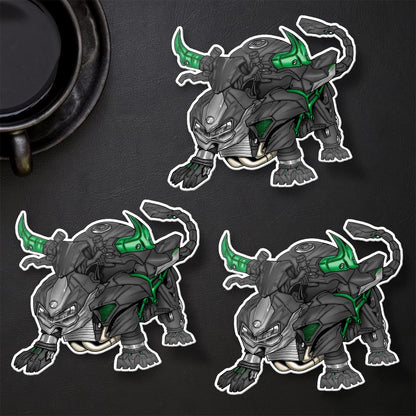 Kawasaki ZH2 & SE 2020-22 Stickers - Set of 3 Motorcycle Decals for Riders