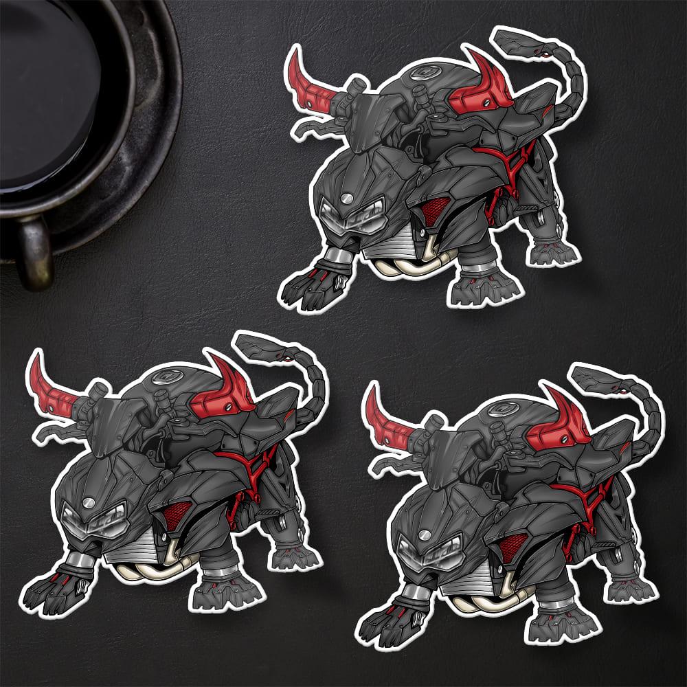 Kawasaki ZH2 & SE 2020-22 Stickers - Set of 3 Motorcycle Decals for Riders