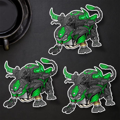 Kawasaki ZH2 & SE 2020-22 Stickers - Set of 3 Motorcycle Decals for Riders