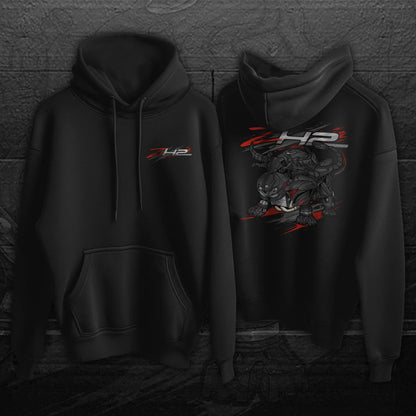 Kawasaki ZH2 & SE 2023-25 Inspired Hoodie - Motorcycle Sweatshirt for Riders