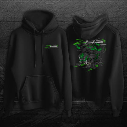 Kawasaki ZH2 & SE 2020-22 Inspired Hoodie - Motorcycle Sweatshirt for Riders