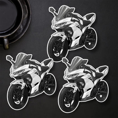 Kawasaki Ninja 400 2020-21 Stickers - Set of 3 Motorcycle Decals for Riders
