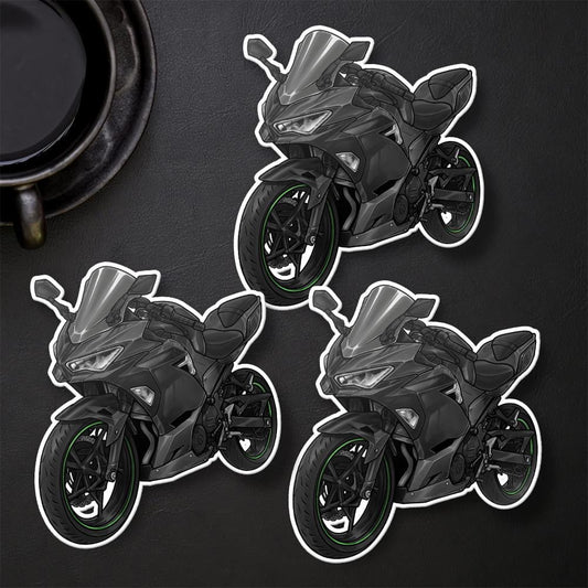 Kawasaki Ninja 400 2022-23 Stickers - Set of 3 Motorcycle Decals for Riders