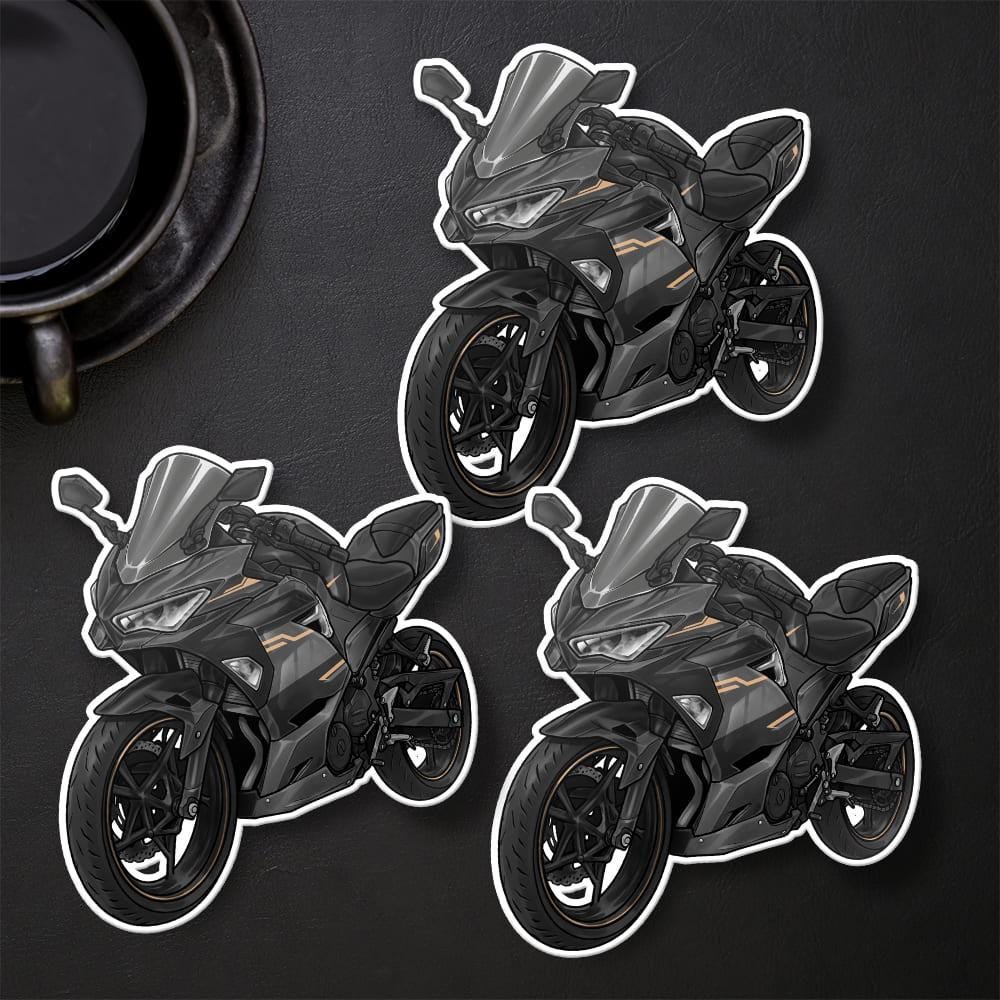 Kawasaki Ninja 400 2020-21 Stickers - Set of 3 Motorcycle Decals for Riders