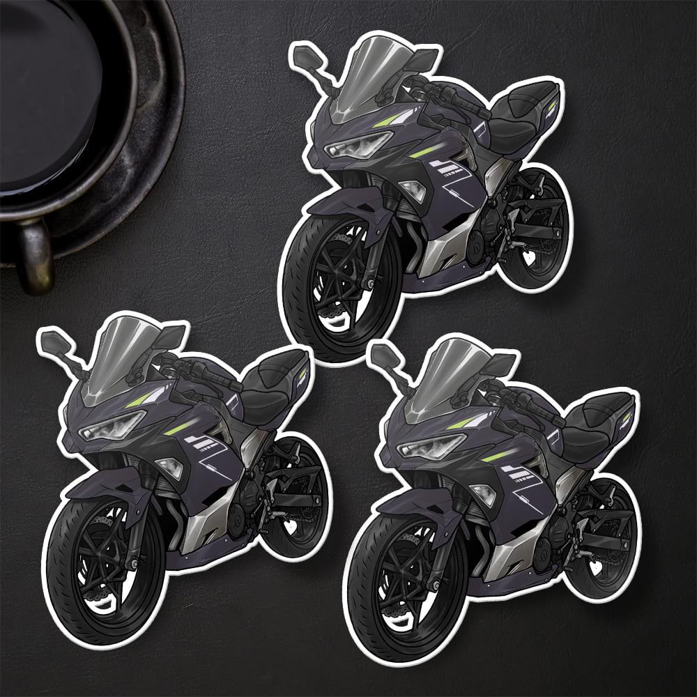 Kawasaki Ninja 400 2022-23 Stickers - Set of 3 Motorcycle Decals for Riders